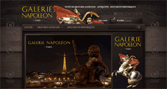 Desktop Screenshot of galerie-napoleon.com